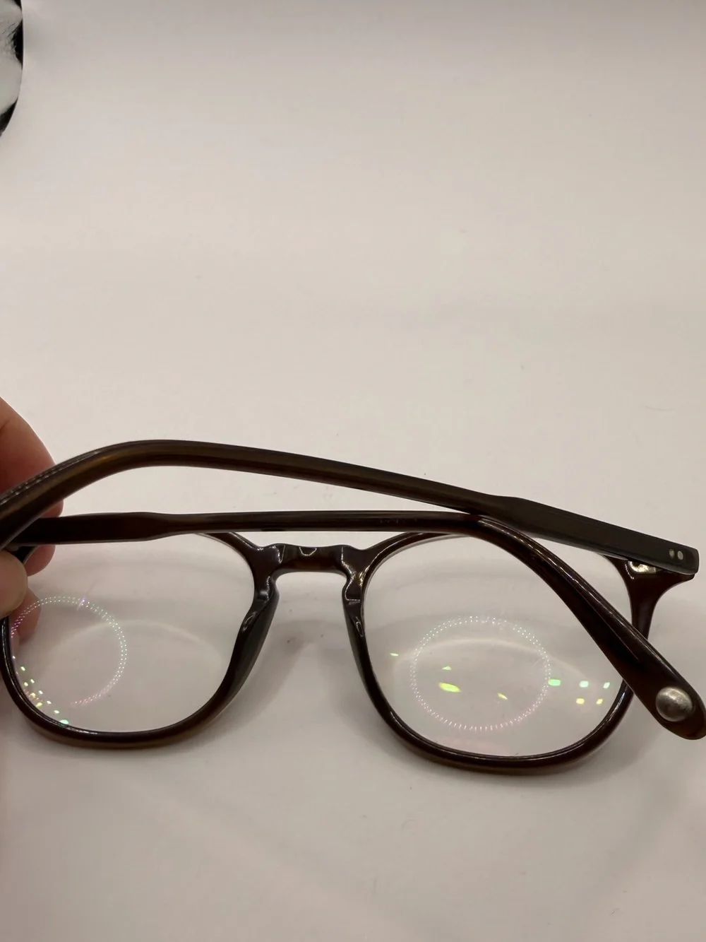 garrett leight justice hen 49021 rx glasses frame high luxury red tortoise